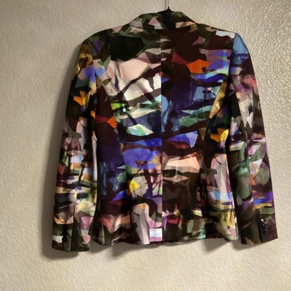 ESCADA Jacket Multi Colored (black, blue, white, green, yellow, purple) size 34 - Picture 3 of 3